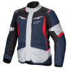 bunda ST-1 WATERPROOF ALPINESTARS tmavomodrá/čierna/červená 2025 Veľkosť: L, Veľkost: L