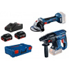 BOSCH Sada: GBH 180-LI + GWS 180-LI + 2x4.0 Ah, GAL 18V-40, XL-BOXX 0615990N05