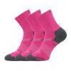 VoXX® Boaz Športové slabé ponožky - 3 páry BM000004233800102195 magenta 39-42 (26-28)