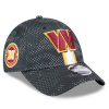 Washington Commanders - 2024 Sideline 9Forty Black NFL Šiltovka nastaviteľná