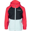 Columbia DALBY SPRINGS JACKET ružová,čierna,svetlomodrá,biela Detská bunda XL