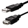 USB predlžovačka (2.0), USB A M - USB A F, 1.8m, čierny, Logo Economy