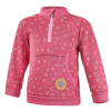 Little Angel Mikina hrejivá vrecko Ružová Veľ. 128