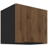 Nábytek PEGAS s.r.o. Horní skřínka MONZA - 40 GU-36 1F, Černá mat/Ořech