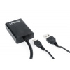 Gembird adaptér VGA (M) na HDMI (F) + 3.5 mm audio, 0.15 m kábel, čierny A-VGA-HDMI-01