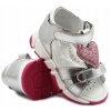 Sandále pre dievča Bartek 11540004 Strieborné 23