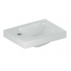 Geberit iCon Umývadielko, 380x280x130, bez prepadu, otvor na batériu vľavo, KeraTect, biela 501.831.00.2