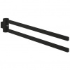 Grohe Professional Selection Dvojitý vešiak na uteráky, Phantom Black 41219KF0