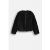Dievčenská prechodná bunda Kožušina čierna 134 Coccodrillo ZC4