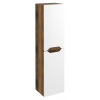 WAVE skrinka vysoká 35x140x30cm, ľavá/pravá, biela/dub collingwood
