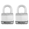 Master Lock Titanový visací zámek - Excell - 50mm (2 ks / blistr)