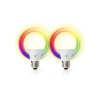 Smart sada LED žiaroviek E27 9W RGB NEDIS WIFILRC20E27 WiFi Tuya