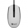 C-TECH myš WM-10, USB, 1200 DPI, bílo-černá WM-10W