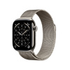 Apple Watch Series 11 Cellular (42mm) Prírodný titán s prírodným milánskym ťahom MF8P4MP/A