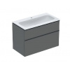 Geberit iCon - Skrinka s umývadlom, 9x5x6 cm, 2 zásuvky, lávová 502.337.JK.1