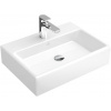 Villeroy & Boch Výpredaj-Villeroy & Boch Memento Umývadlo 500x420 mm, s prepadom, otvor pre batériu, CeramicPlus, alpská biela 51335LR1