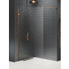 New Trendy Avexa Copper Brushed stena sprchového kúta walk -in 100 cm medená brúsený/sklo priehľadné EXK-7147