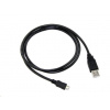 C-TECH kabel USB 2.0 AM/Micro, 0,5m, černý CB-USB2M-05B