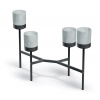 Prosperplast IKD4L BLOOMIE STAND Stojan na kvety, sivý 125cm