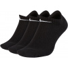 Nízke bavlnené ponožky Nike EVERYDAY CUSHION NO-SHOW (3 PAIR) čierne SX7673-010 - L