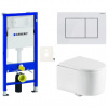 Závesný WC set Geberit do ľahkých stien / predstenová SAT SIKOGESTOR72D30