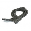 PHANTEKS 24-Pin ATX Extension Cable 50cm - Sleeved Black PH-CB24P_BK