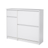Nábytek PEGAS s.r.o. Botník SIMPLICITY 206, Bílý lesk