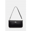 Calvin Klein kabelka hobo dámska z imitácie kože LV04F1220G čierna ONE SIZE