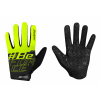 Celoprstové rukavice Force MTB swipe, čierno-fluo, L