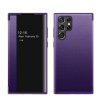 Knižkové puzdro WINDOW na Samsung Galaxy S22 Ultra 5G - Fialová