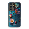 Odolný obal Mobiwear Elite Pro - Samsung Galaxy S21 Ultra - E013E Květy na hladině (Odolné pouzdro, obal kryt Mobiwear Elite Pro - maximální ochrana mobilu, zesílené hrany, přesné výřezy, pohodlné drž