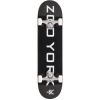 skateboard ZOO YORK OG 95 LOGO BLOCK COMPLETE Black/White 8.0