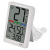 EMOS Digitálny teplomer s vlhkomerom, drôtový snímač, budík E0558P