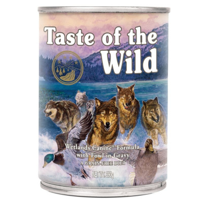 Taste of the Wild Dog konzerva Wetlands 390 g