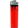 Kamienkový zapaľovač , TC Clear/Chrome Farba: TC Red/Chrome