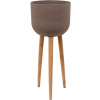 Refined Retro with feet Landon brown 40x97 cm