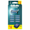 Gillette Mach3 Náhradné Holiace Hlavice pre Mužov, Gillette Náhradné Holiace Hlavice s 3 Čepieľkami