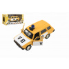 Teddies Policajné auto VB combi kov/plast 11,5cm na spätné natiahnutie na batérie so zvukom v krabičke 15x7x7cm