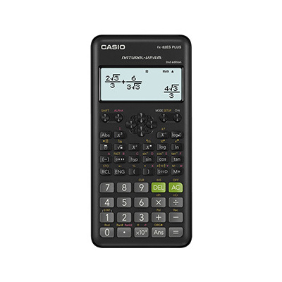 Casio Kalkulačka FX 82 ES PLUS 2E, čierna, školská
