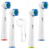 4x NÁHRADNÁ HLAVICA K ZUBNEJ KEFKE PRE ZUBNÚ KEFKU ORAL-B PRECISION CLEAN
