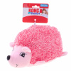 KONG Comfort HedgeHug Puppy Pink - plyšová hračka pre šteniatko, ružový ježko s pískadlom - L