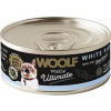 Konzerva pro kočky Wildcat Ultimate WOOLF, White fish pate, 85 g