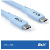 Club3D Kabel USB-C 4.0, 20Gbps, 4K60Hz, PD 240W, 2m, modrá (CAC-3003)