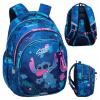 Školský viac-komorový batoh Lilo a Stitch CoolPack modrý, viacfarebný 21 l