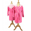 Artg Detský froté župan s kapucňou 902150 Pink 152/164
