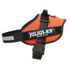 Julius-K9 IDC Powerharness UV Orange - postroj najvyššej kvality, postroj pre psa v oranžovej farbe - Veľkosť: 4
