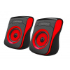 Esperanza Reproduktory 2.0 USB FLAMENCO, čierno-červené EP140KR