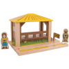 Bigjigs Rail vláčkodráha Zastávka Safari