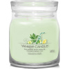 Aromatická svíčka Signature sklo střední Cucumber Mint Cooler 368 g - Yankee Candle