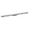 Hansgrohe RainDrain Match Plus Sprchový žľab 120 cm, s roštom, kefovaná oceľ 56218800-HG